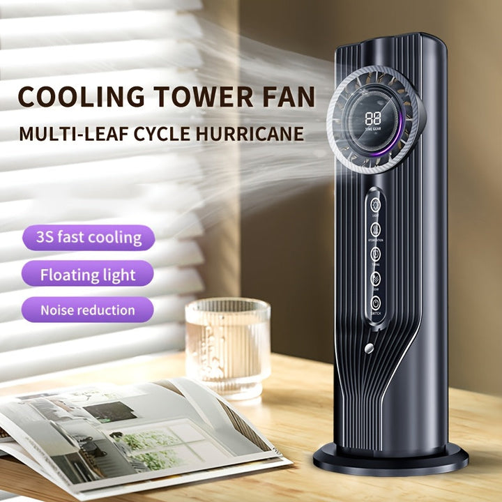USB desk fan, offering quick personal cooling and humidification for any home or office setting.