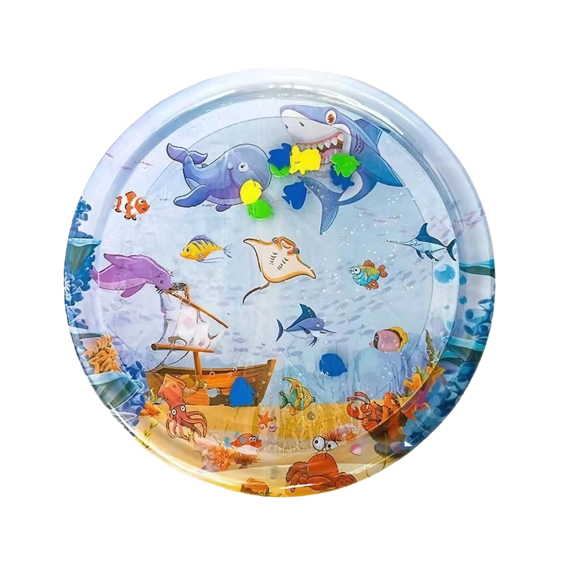 Relief from hot weather with this pet cooling play mat. Provides a refreshing water playmat for dogs & cats' summer fun.