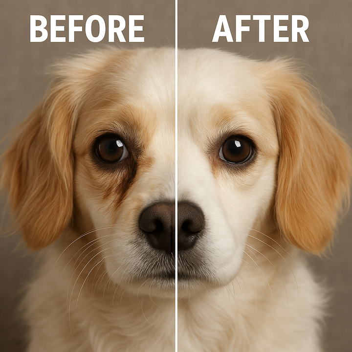 "Pet eye wipes for gentle cleaning and brightening, removes dirt and tear stains, soothing and easy to use, pet supplies."