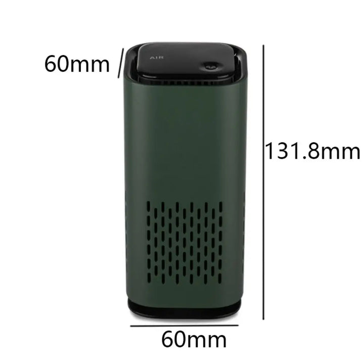 Compact pet air purifier & odor eliminator, perfect for fresh home, dog & cat supplies, enhances air quality.