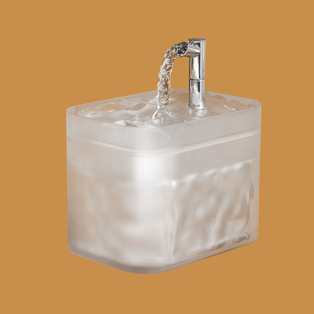 Efficient pet water fountain delivering fresh, filtered drinking water for all cats & dogs. Promotes hydration.