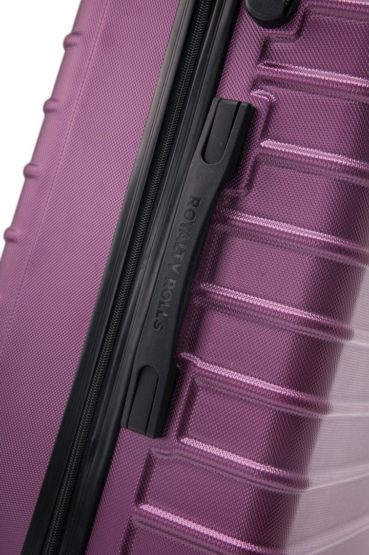 Sleek pink hardshell 2-piece suitcase set, Torino, featuring multi-directional spinner wheels for effortless travel.