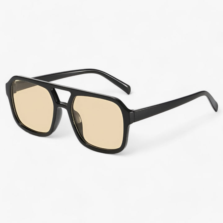 Classic vintage square unisex sunglasses, a stylish fashion accessory with robust UV400 protection.