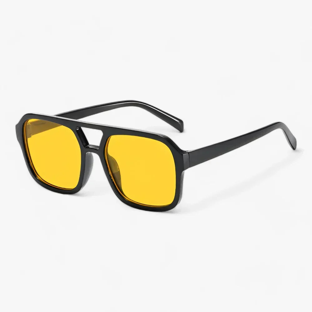Chic square vintage sunglasses, a stylish unisex fashion accessory providing crucial UV400 protection.
