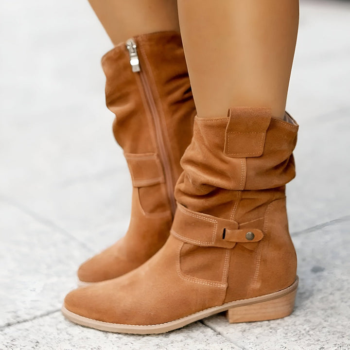 Versatile women's daily wear ankle boots, featuring ultimate comfort and slip-on ease.