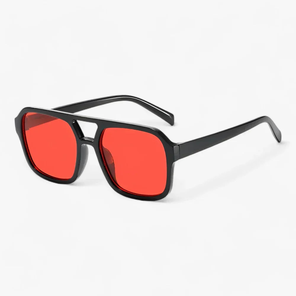 UV400 protected vintage square sunglasses, a stylish unisex eyewear accessory for any look.