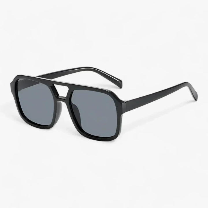 Unisex vintage square sunglasses providing stylish UV400 protection for all-day wear.