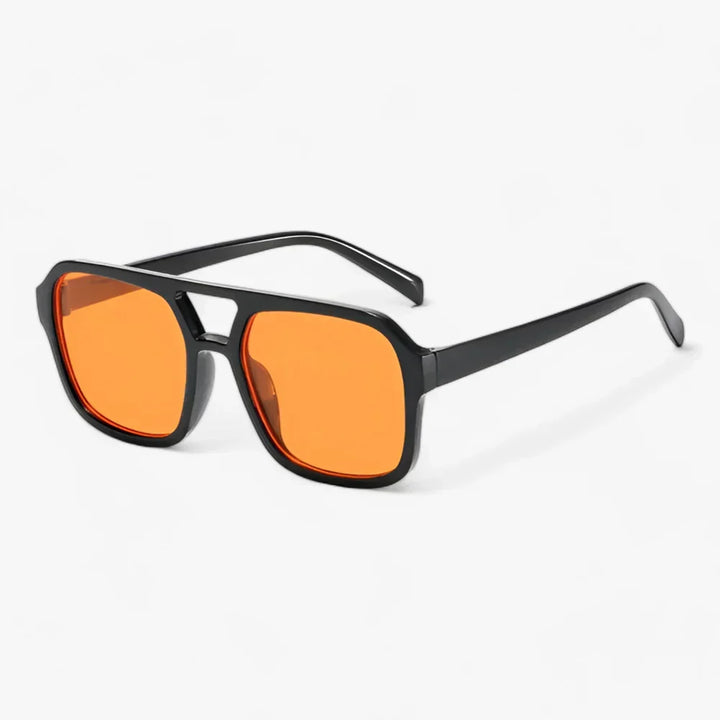 Classic unisex vintage square sunglasses, stylish eyewear with essential UV400 protection.