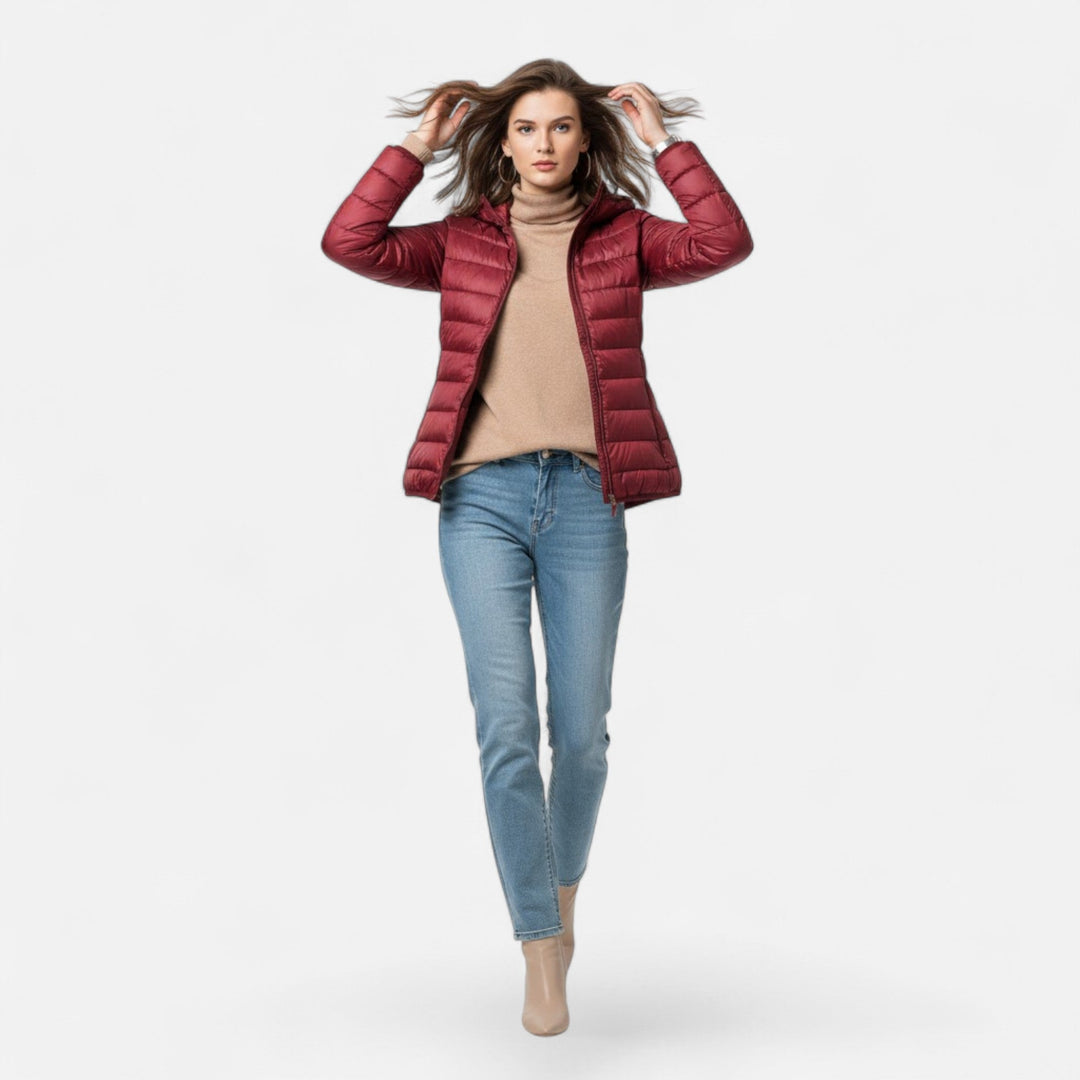 Chic plus-size women's winter outerwear, blending warmth, style, and comfort.