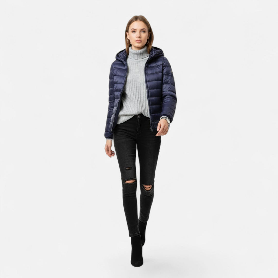 Women's plus-size winter coat, lightweight and insulating for ultimate warmth.