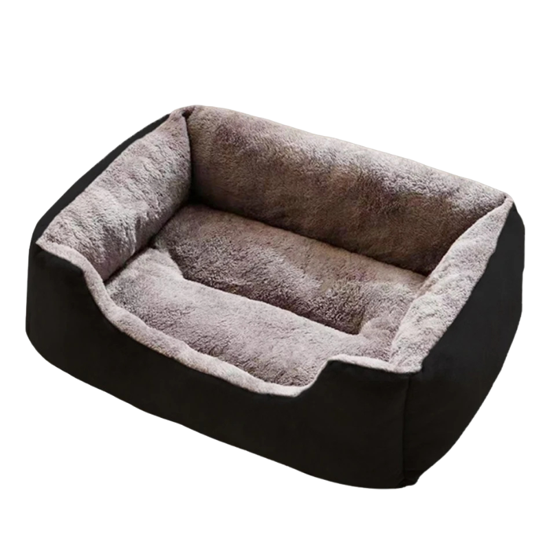 Premium plush pet sofa bed, cloud-like comfort for small dogs & cats. Cozy & supportive pet furniture.