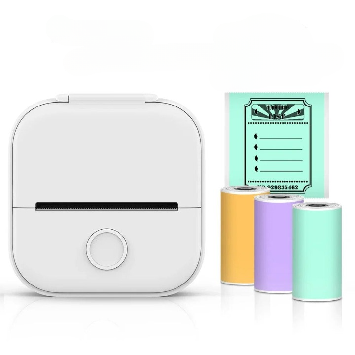 Compact Inkless Thermal Photo Printer for Easy Instant Printing