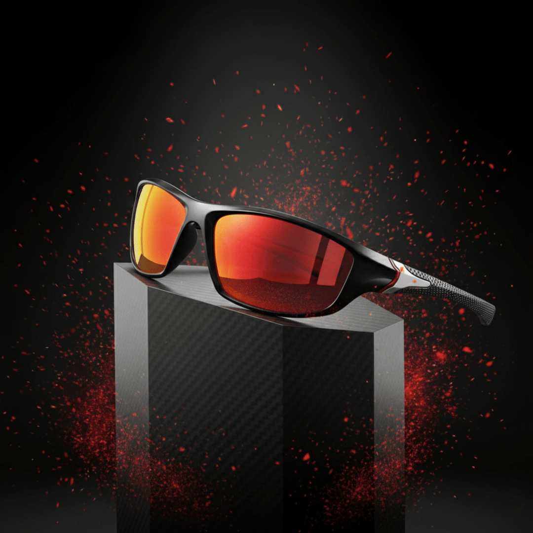 Polarised unisex sunglasses with UV400 protection, ideal for day & night driving & outdoor activities.