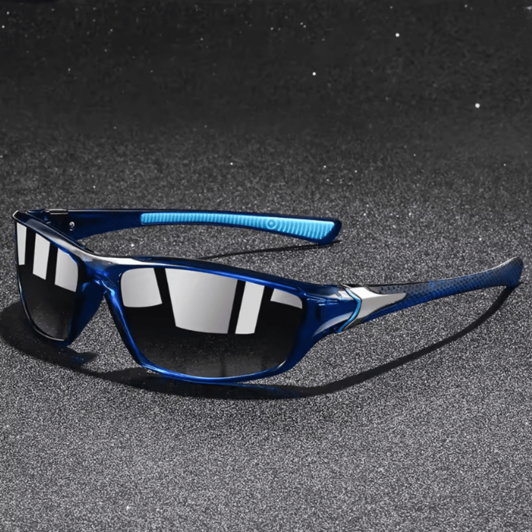 Durable polarised unisex sunglasses, UV400 anti-glare lenses, perfect for any outdoor adventure or driving.