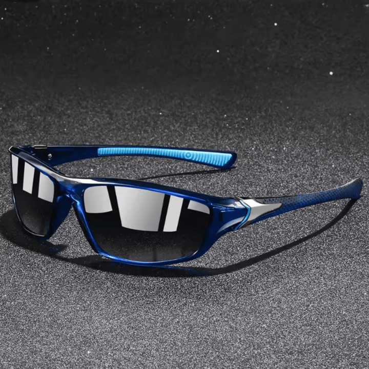 Durable polarised unisex sunglasses, UV400 anti-glare lenses, perfect for any outdoor adventure or driving.