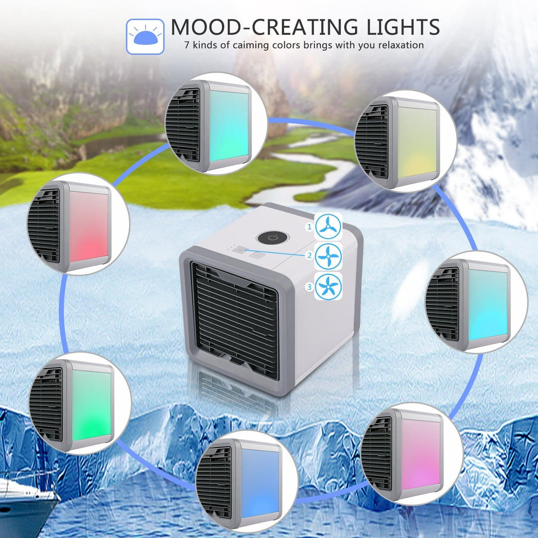Efficient small space cooling with this 3-in-1 portable air conditioner and humidifier.