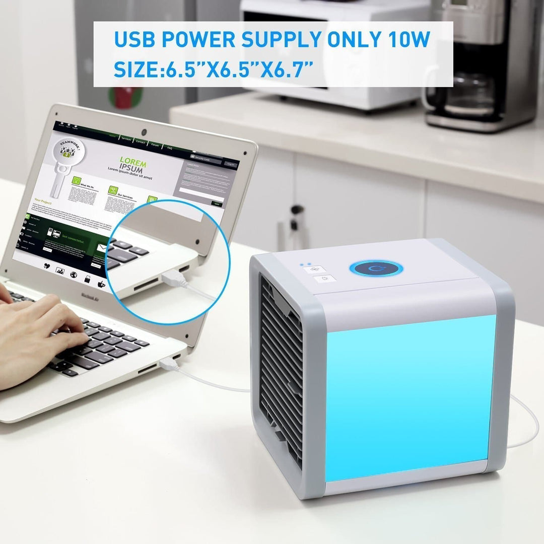 Versatile portable air conditioner, humidifier, and purifier, perfect for personal use.