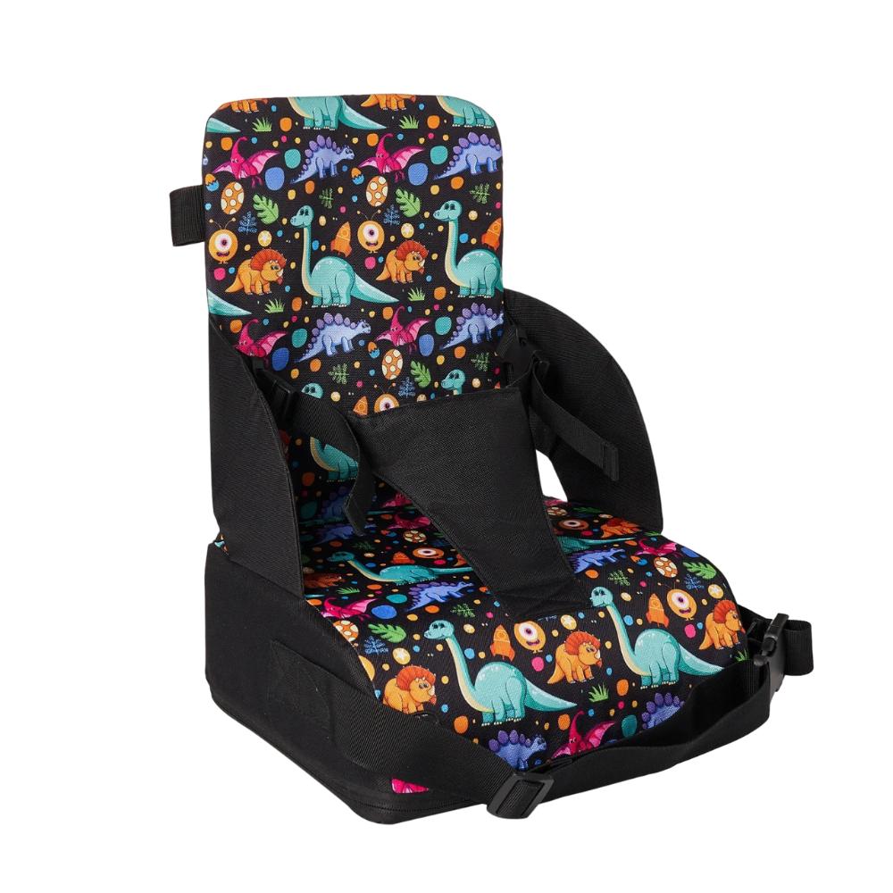 Multi-functional portable baby safety seat. Convertible booster highchair for easy dining and travel with toddlers.