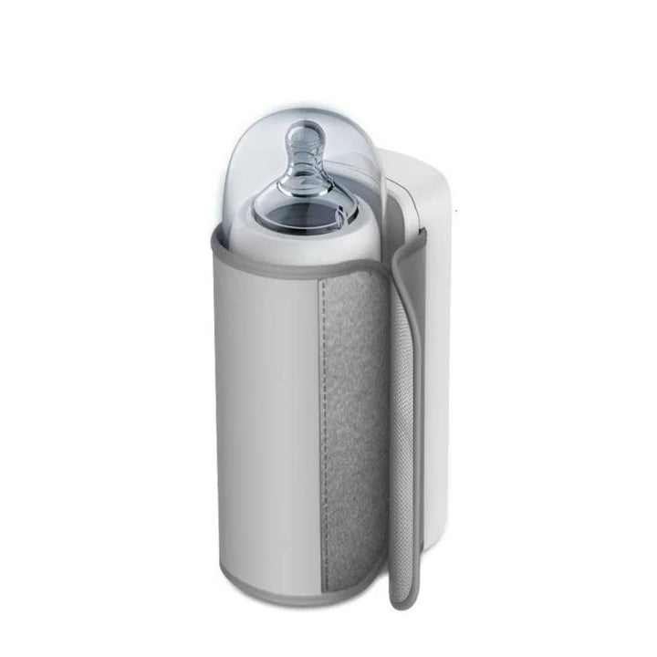 Efficient baby bottle warmer for feeding, features digital temperature control for safe, warm milk on demand.