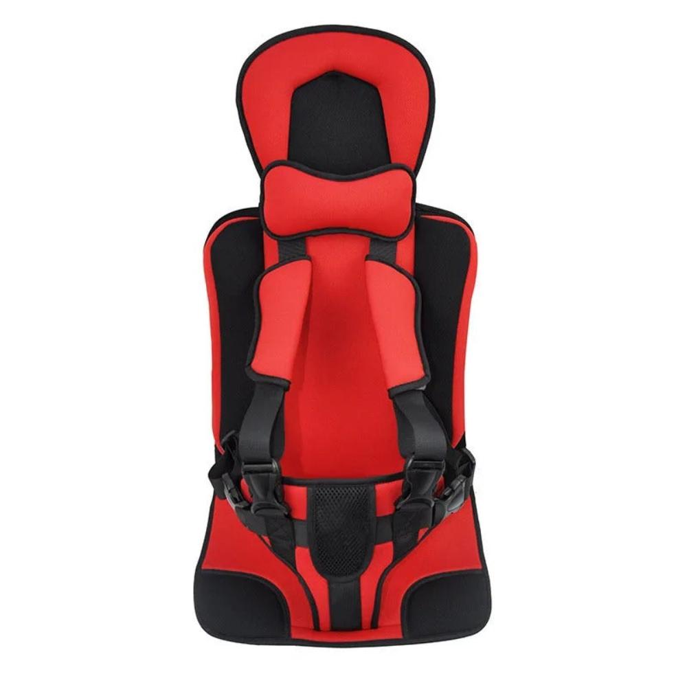 Portable child travel booster seat for suitcases, offering safety & comfort for toddlers on family vacations.