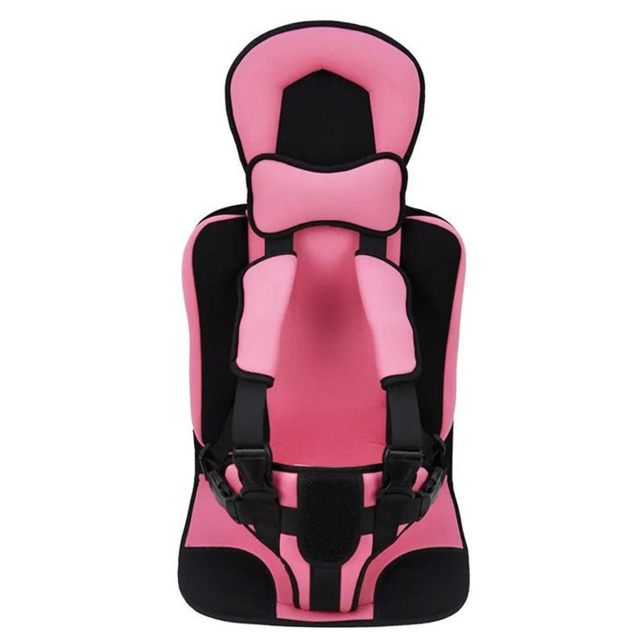 Compact portable booster seat for kids, easily attaches to suitcases, ideal baby travel gear for on-the-go families.