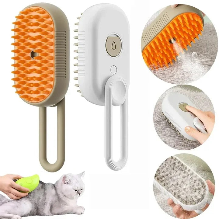 Portable Effortless Steam Brush 2.0 for quick wrinkle removal from clothes & refreshing fabrics at home or travel.