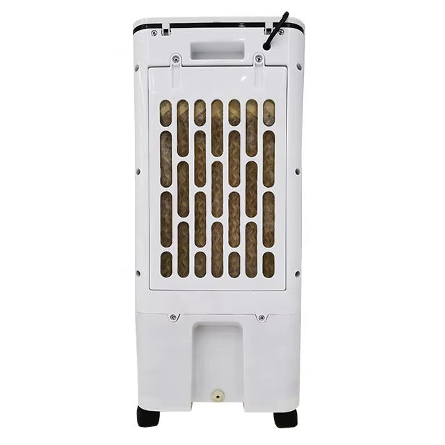 Stay cool & comfortable with this portable air cooler humidifier. Remote-controlled for ultimate convenience.