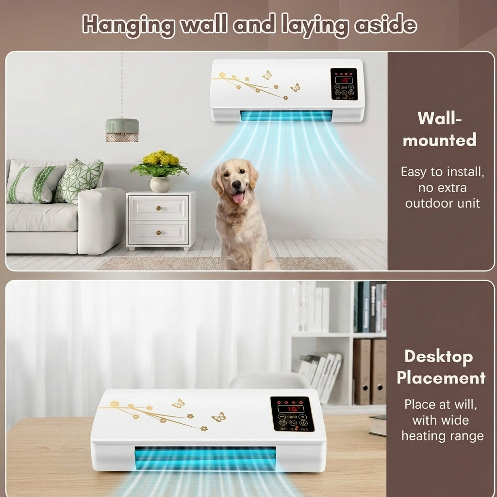 Enjoy instant summer comfort with this personal mini air cooler. Portable, quiet, and energy-efficient for home/office.