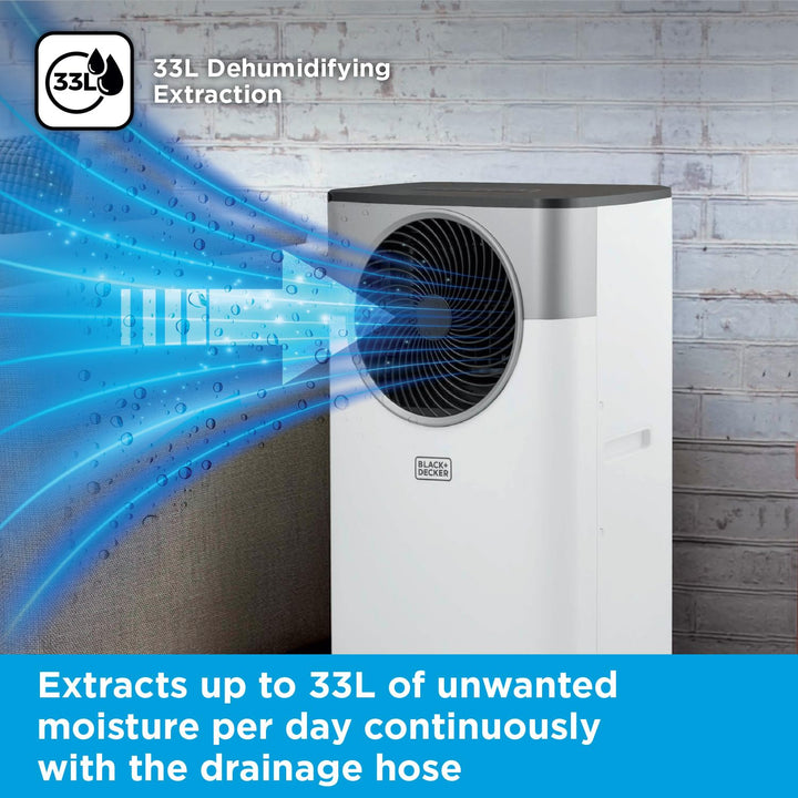 Efficient smart portable air conditioner cooling a modern living room, ensuring ultimate home comfort.
