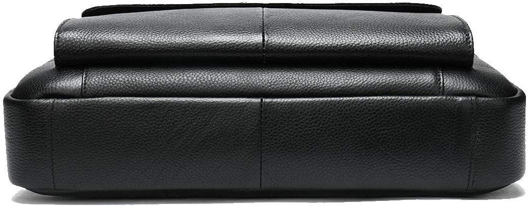 Classic men's leather business brief. A durable 15-inch laptop work bag for executives & daily commute.