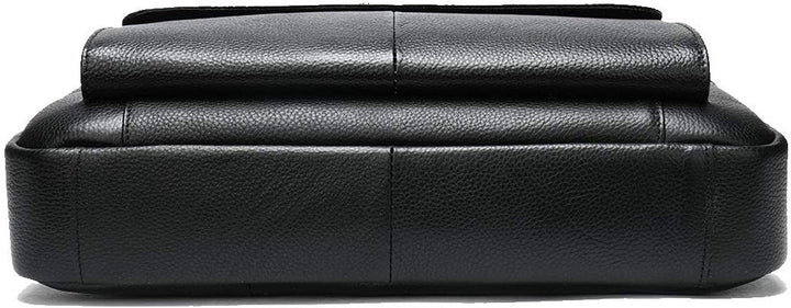 Classic men's leather business brief. A durable 15-inch laptop work bag for executives & daily commute.