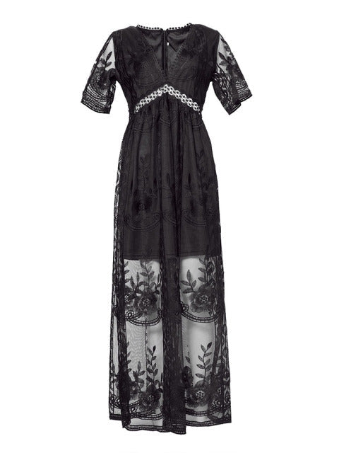 Lightweight and flowy women's maxi dress, an elegant and comfortable choice for summer styling.