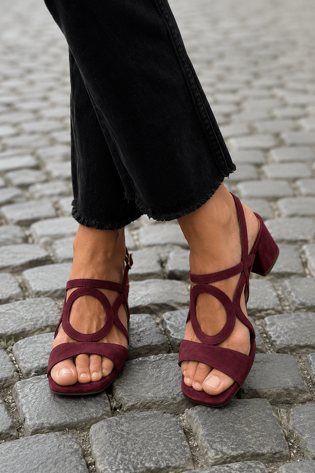 Make a statement with women's vibrant summer heeled sandals. Elegant block heel, open toe. Comfortable party & vacation wear.