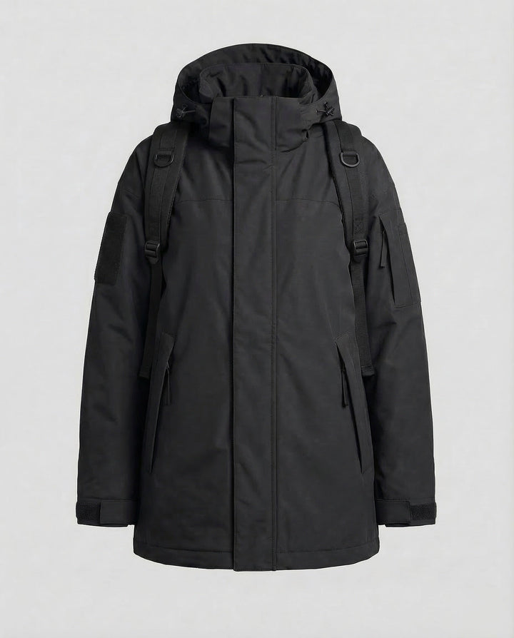 Lightweight, travel-ready women's oversized waterproof zipped jacket. Provides warmth & comfort for any outdoor activity.