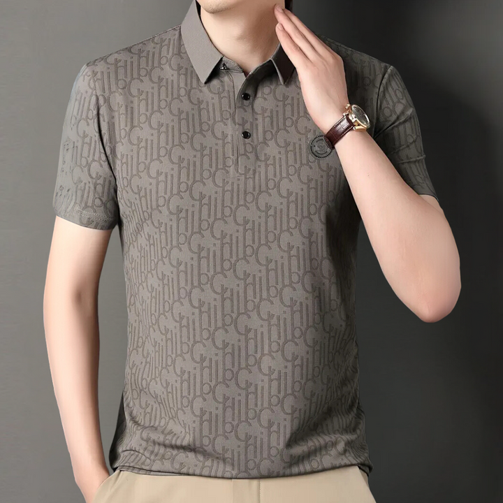 Men's smart casual short sleeve shirt, featuring a stylish vertical stripe pattern & comfortable tailored fit.
