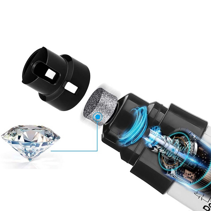 Ergonomic quiet pet nail grinder for dog & cat paw health. Safe electric grooming tool for stress-free nail care.