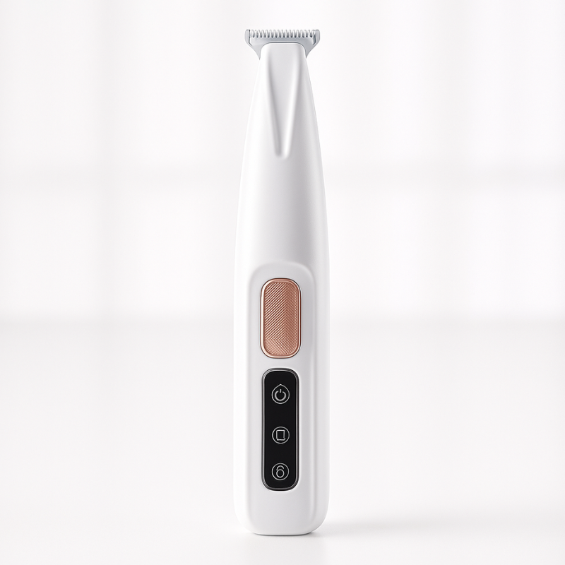 Quiet pet paw trimmer & nail groomer with LED light for safe, stress-free dog & cat nail clipping at home.