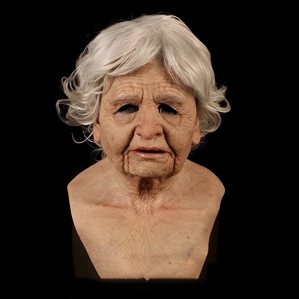 High-quality realistic old man mask, a must-have for Halloween parties.
