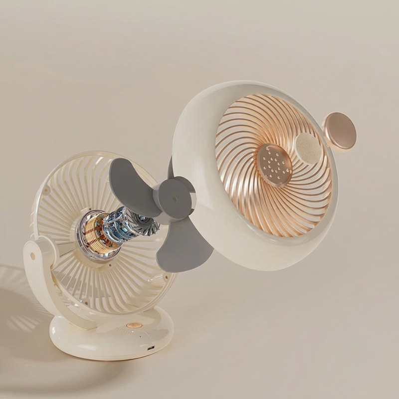 Handheld or desk, this rechargeable mini fan offers personal cooling with adjustable settings for ultimate comfort.