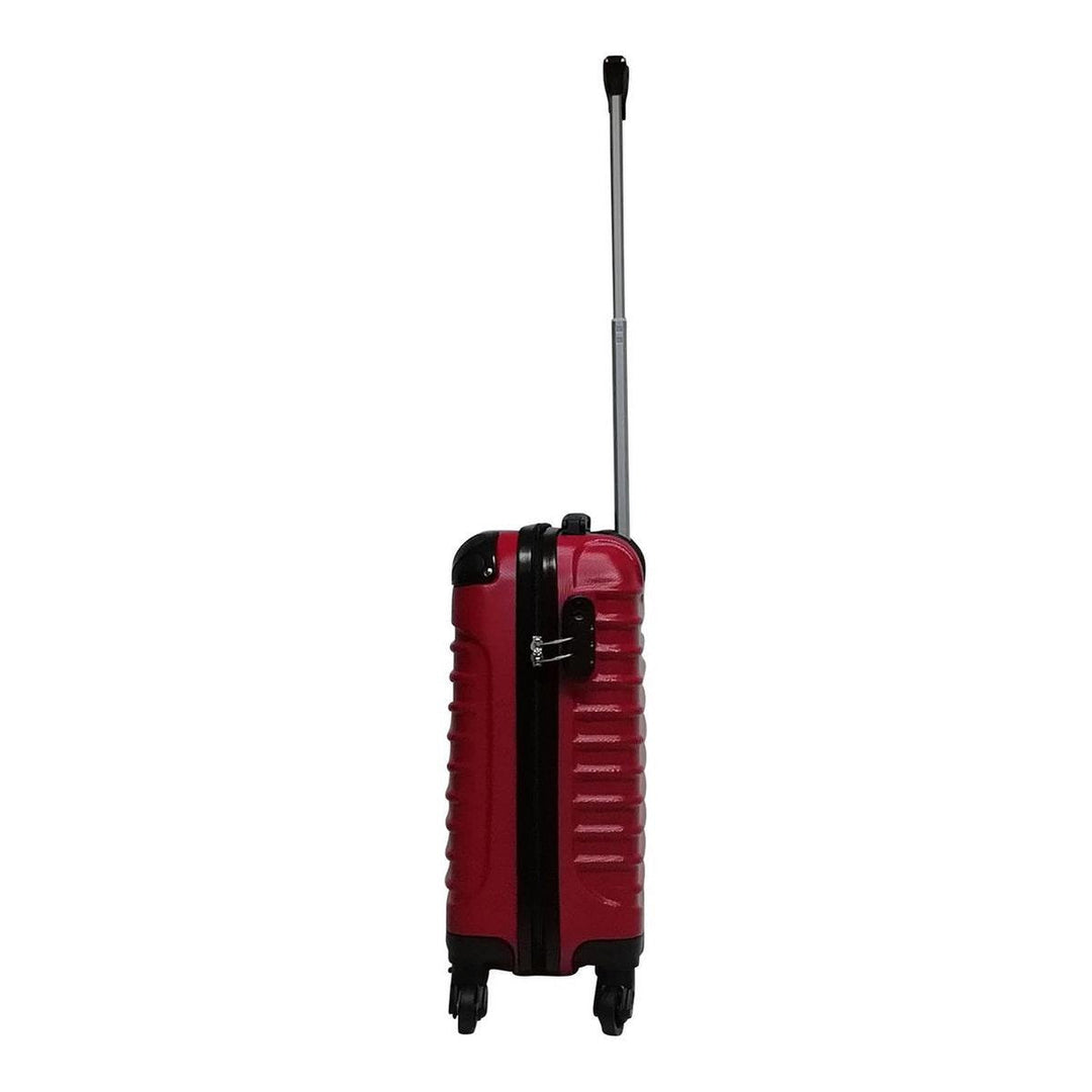 Durable Siena Rosso 2-piece hard shell suitcase set. Perfect rolling luggage for all your travel essentials.