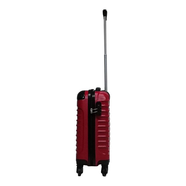 Durable Siena Rosso 2-piece hard shell suitcase set. Perfect rolling luggage for all your travel essentials.
