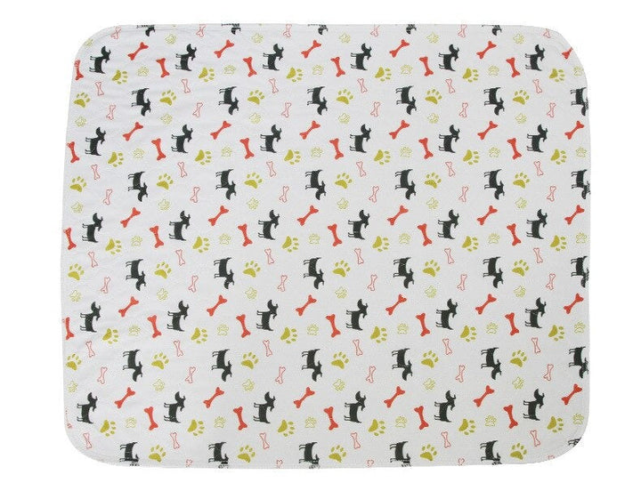 Dog training pee pad, reusable & absorbent for home hygiene and accident prevention.
