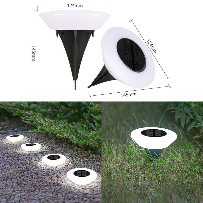 Long-lasting rust-proof solar garden stake light, IP65 weatherproof. Automatic dusk-to-dawn outdoor pathway illumination.