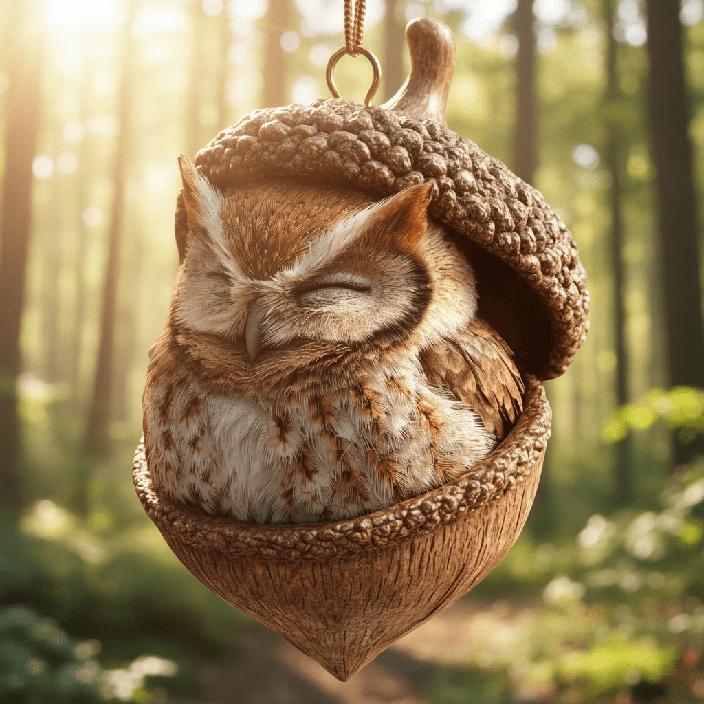 Whimsical woodland animal Christmas ornaments, rustic style decor for any holiday tree.