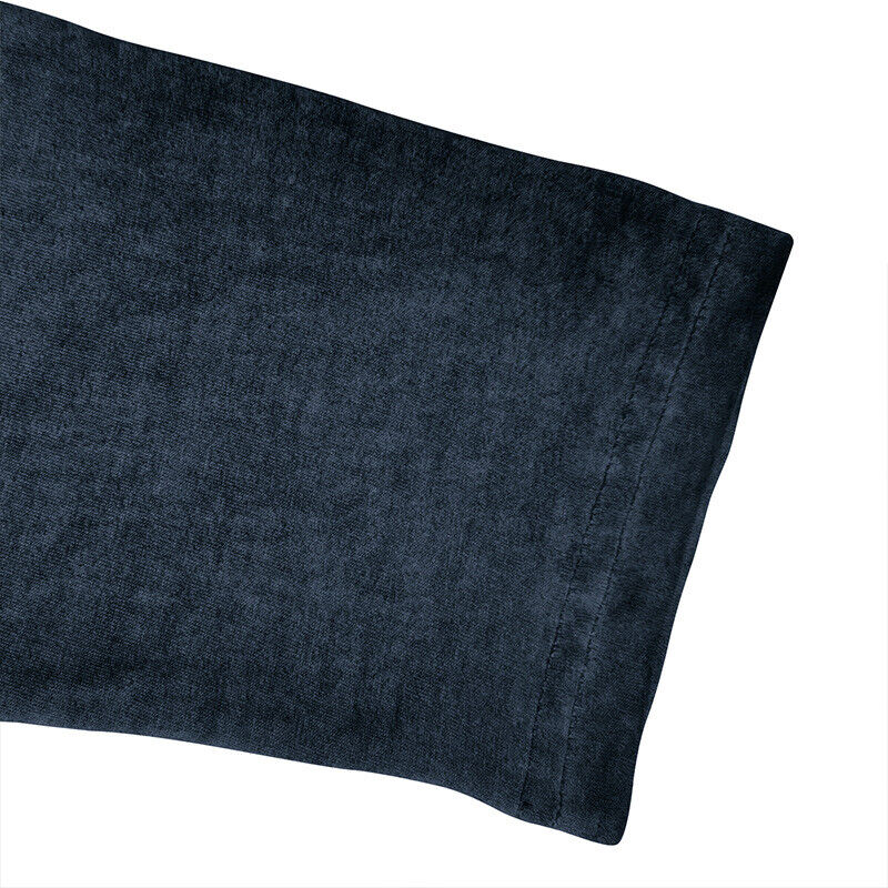 Modern men's long sleeve Henley shirt, a staple for contemporary men's apparel.