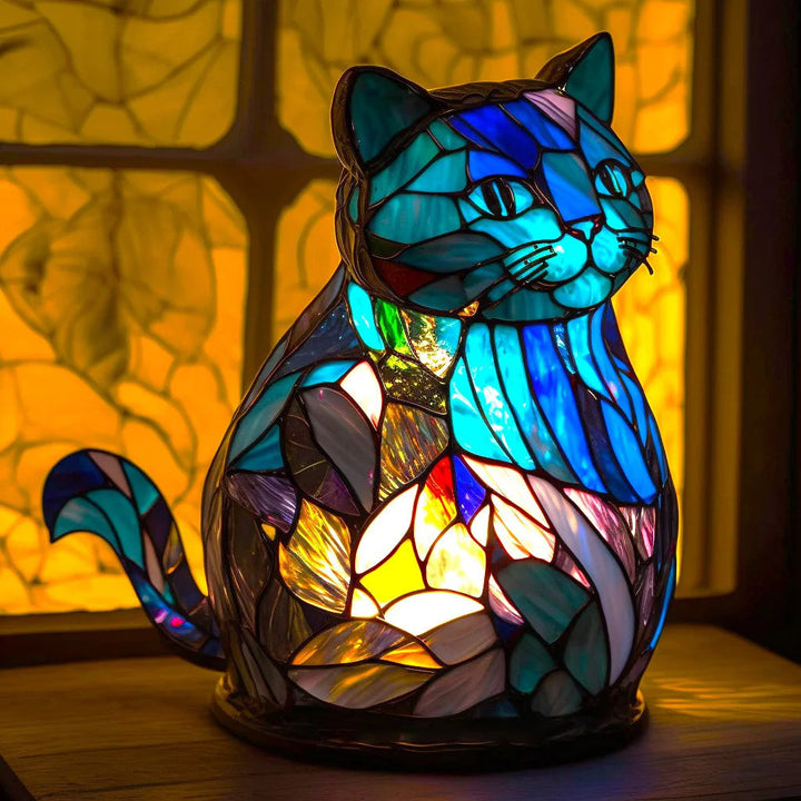 "Sculptural artistic table lamp with modern design, providing ambient lighting; features unique decorative centerpiece appeal