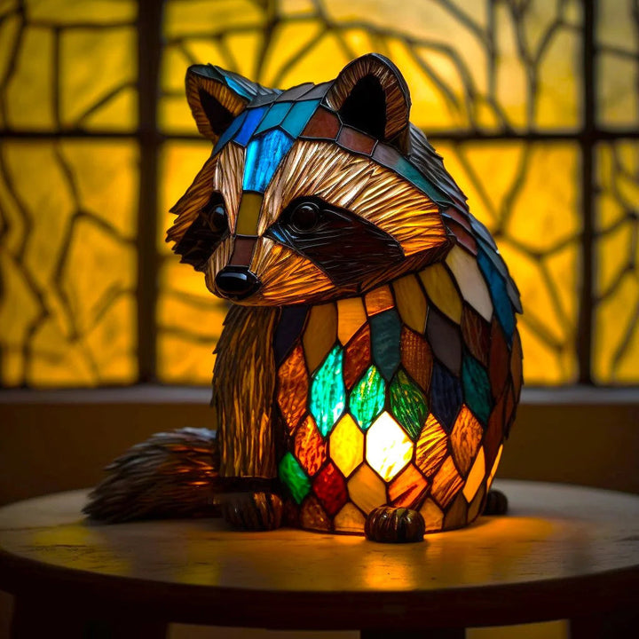 "Sculptural artistic table lamp with modern design, providing ambient lighting; features unique decorative centerpiece appeal
