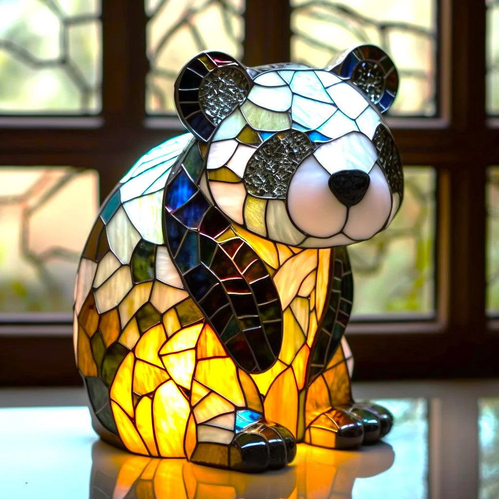 "Sculptural artistic table lamp with modern design, providing ambient lighting; features unique decorative centerpiece appeal