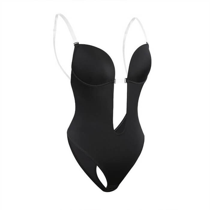 Achieve a smooth, transformed figure with this seamless backless body shaper for women. Invisible under clothes.