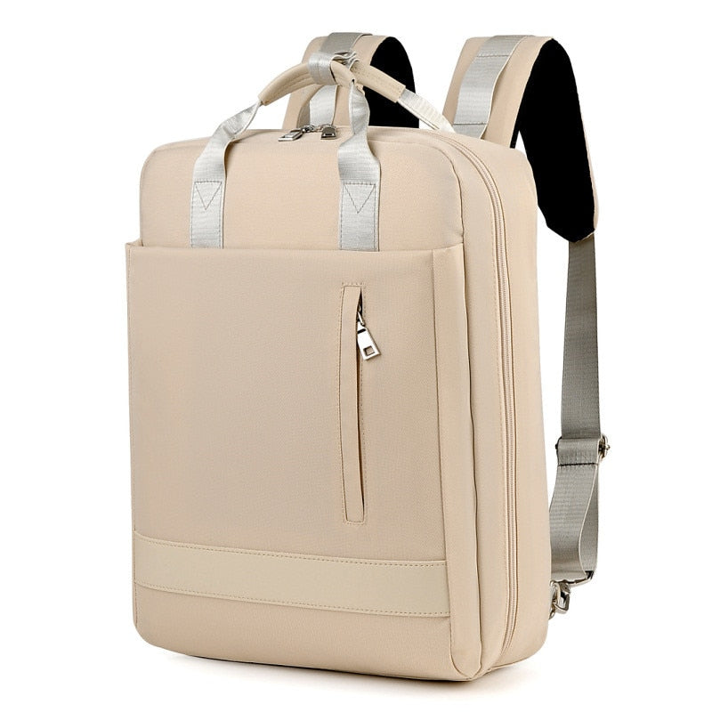 Secure unisex anti-theft backpack, hidden zippers, external USB charging port. Modern oxford fabric for travel & daily commute.